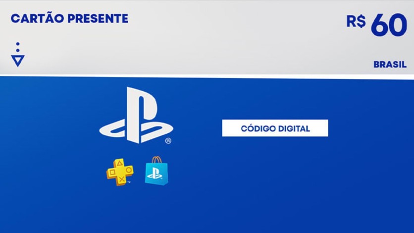 R$20 PlayStation Store - Cartão Presente Digital