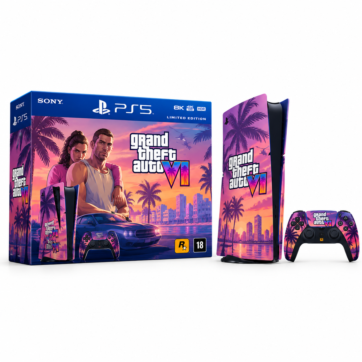 Bundle PlayStation 5 GTA VI Edição Limitada